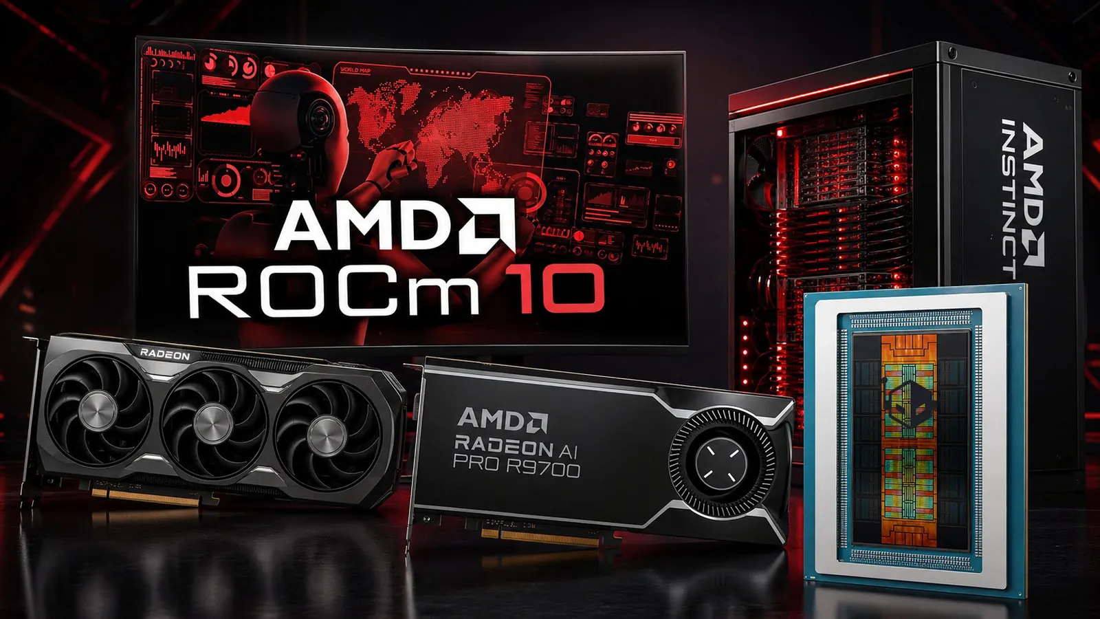 AMD представила ROCm 10 с инструментами для разработки агентного ИИ