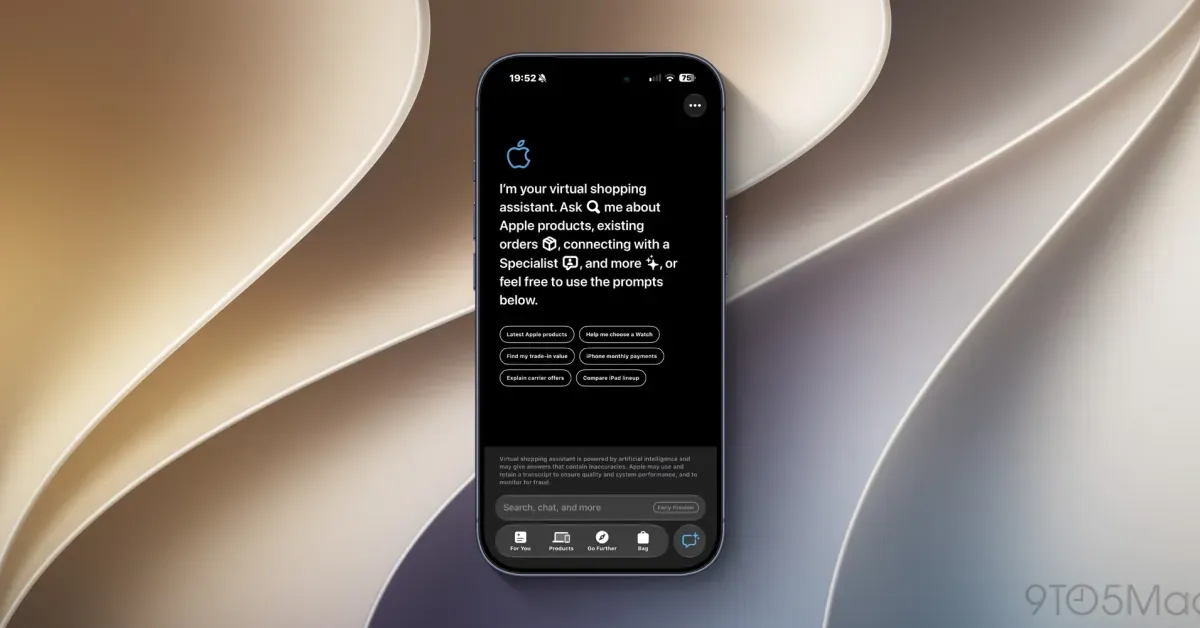 Apple начала тестировать ИИ-помощника для покупок в приложении Apple Store