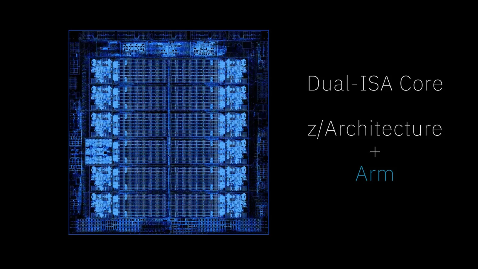 IBM готовит мейнфреймный процессор с нативной поддержкой z/Architecture и Arm