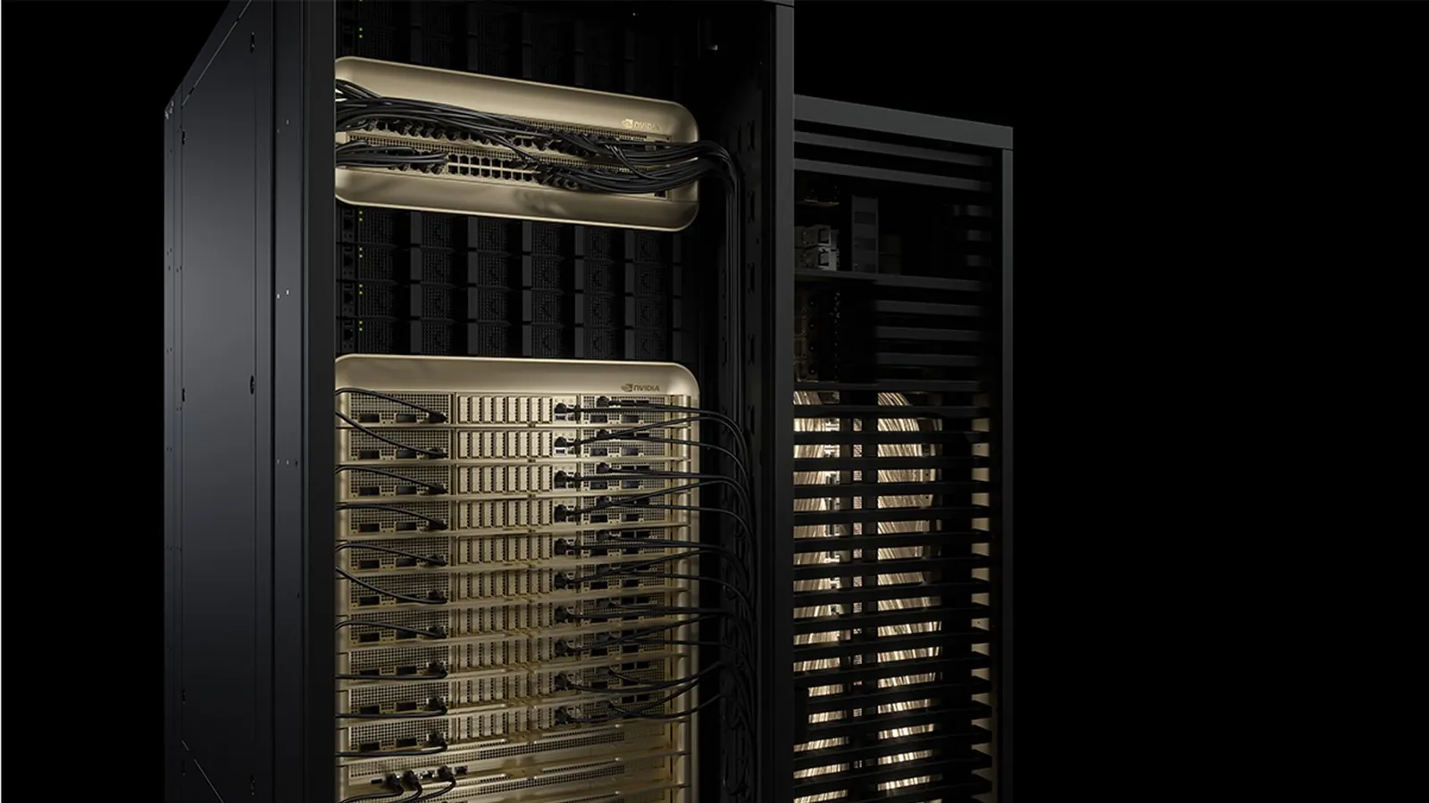 Nvidia Blackwell Ultra server stack.