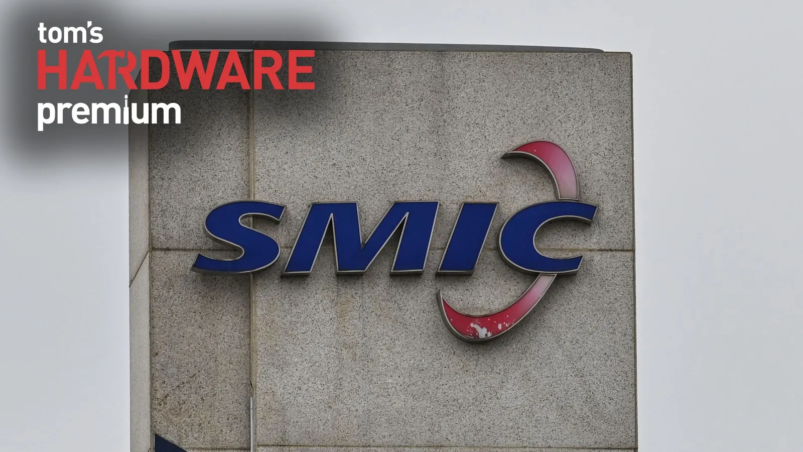 SMIC Logo on top of a building