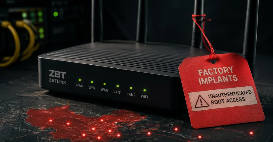 В прошивках роутеров ZBT нашли два компонента с root-доступом