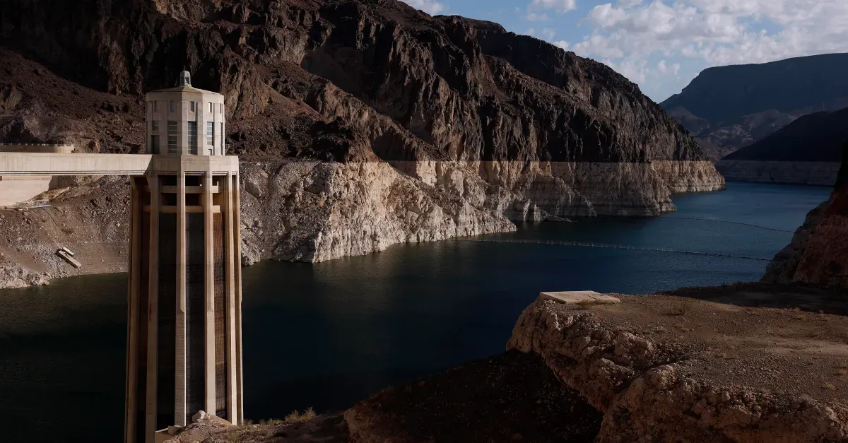 Amid Continued Drought. Lake Mead Hits Historic Low Water Level