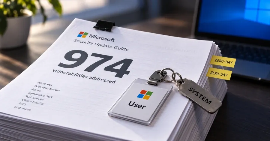 Microsoft закрыла почти тысячу уязвимостей, включая два эксплуатируемых 0-day