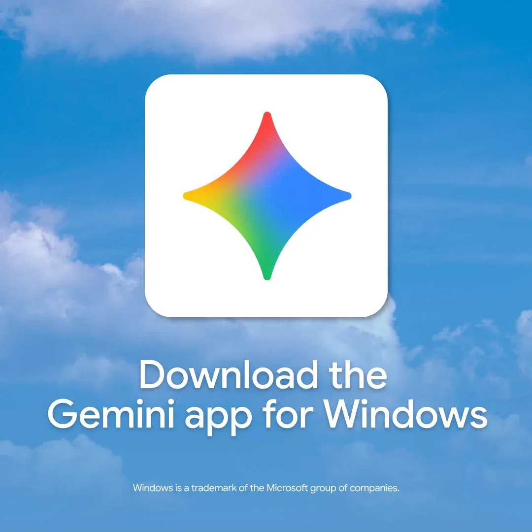 Приложение Gemini стало доступно для Windows