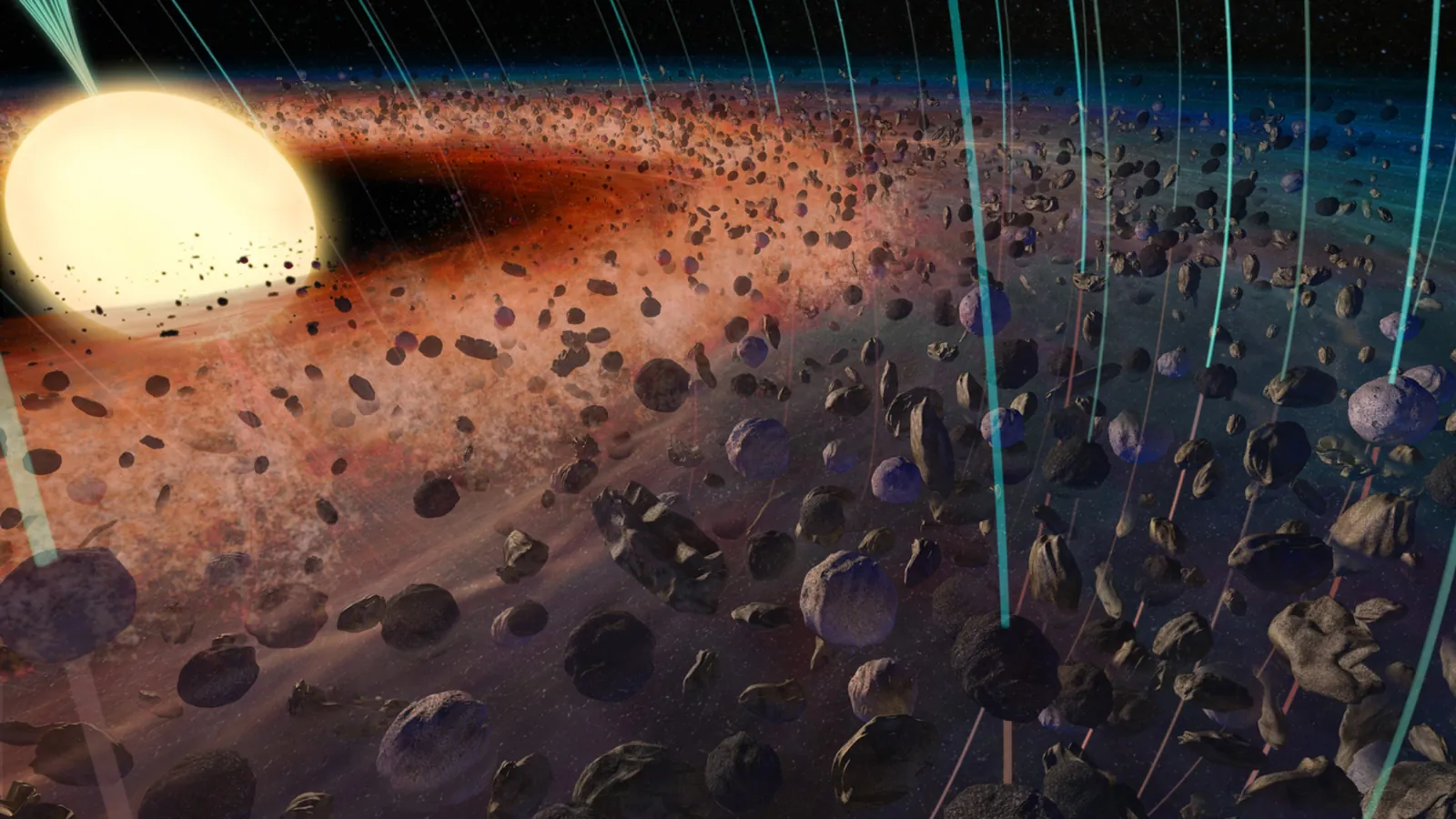 An illustration of magnetism in the early solar system