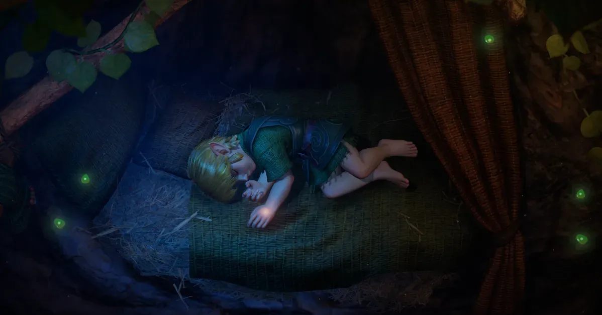 A screenshot from The Legend of Zelda: Ocarina of Time.