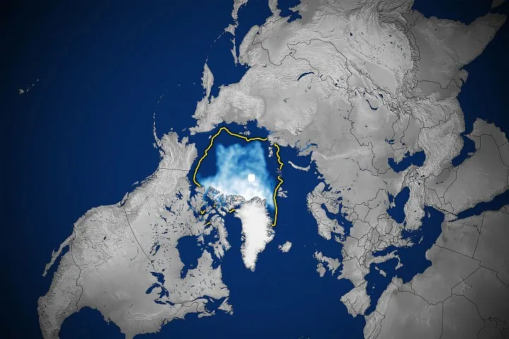 Arctic Sea Ice Shrinks to Its 2026 Minimum