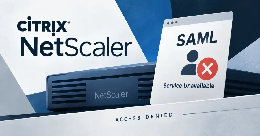 В NetScaler нашли уязвимость, которую уже используют для отказа SAML-сервисов