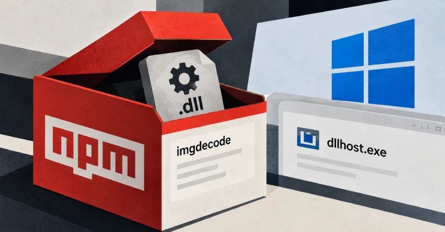 В npm нашли пакет imgdecode со скрытым загрузчиком вредоносного кода для Windows